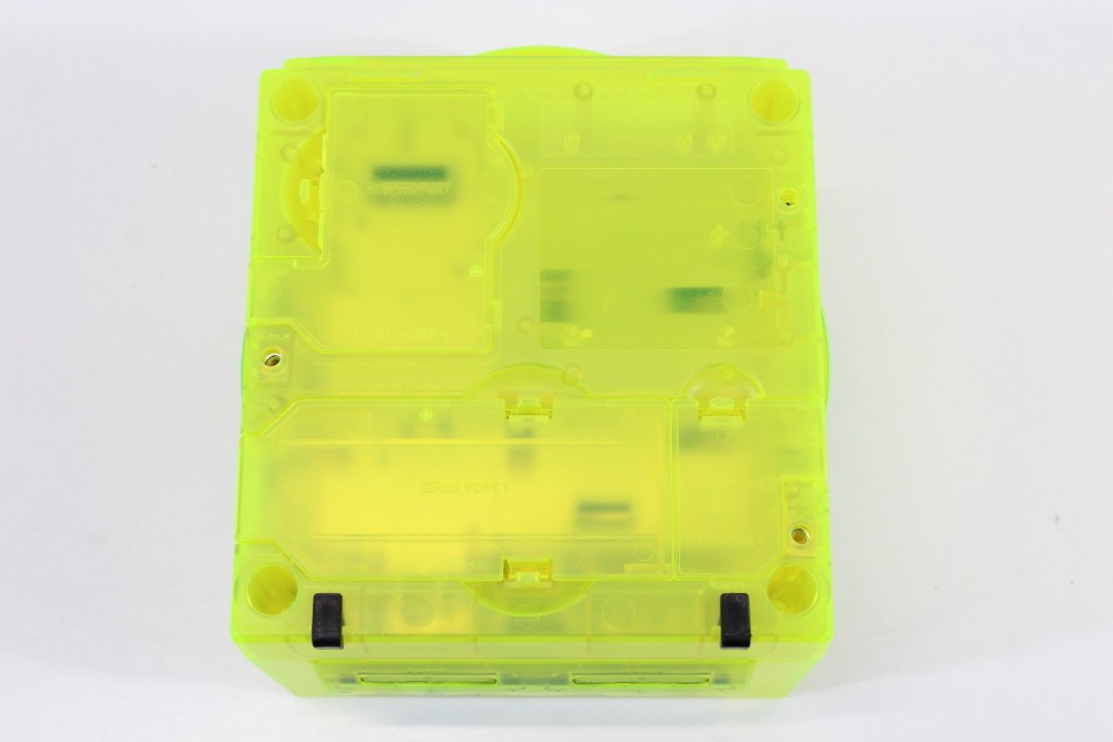Nintendo Gamecube Console Clear Transparent Yellow NTSC-U/C DOL-101 GC RGB LED