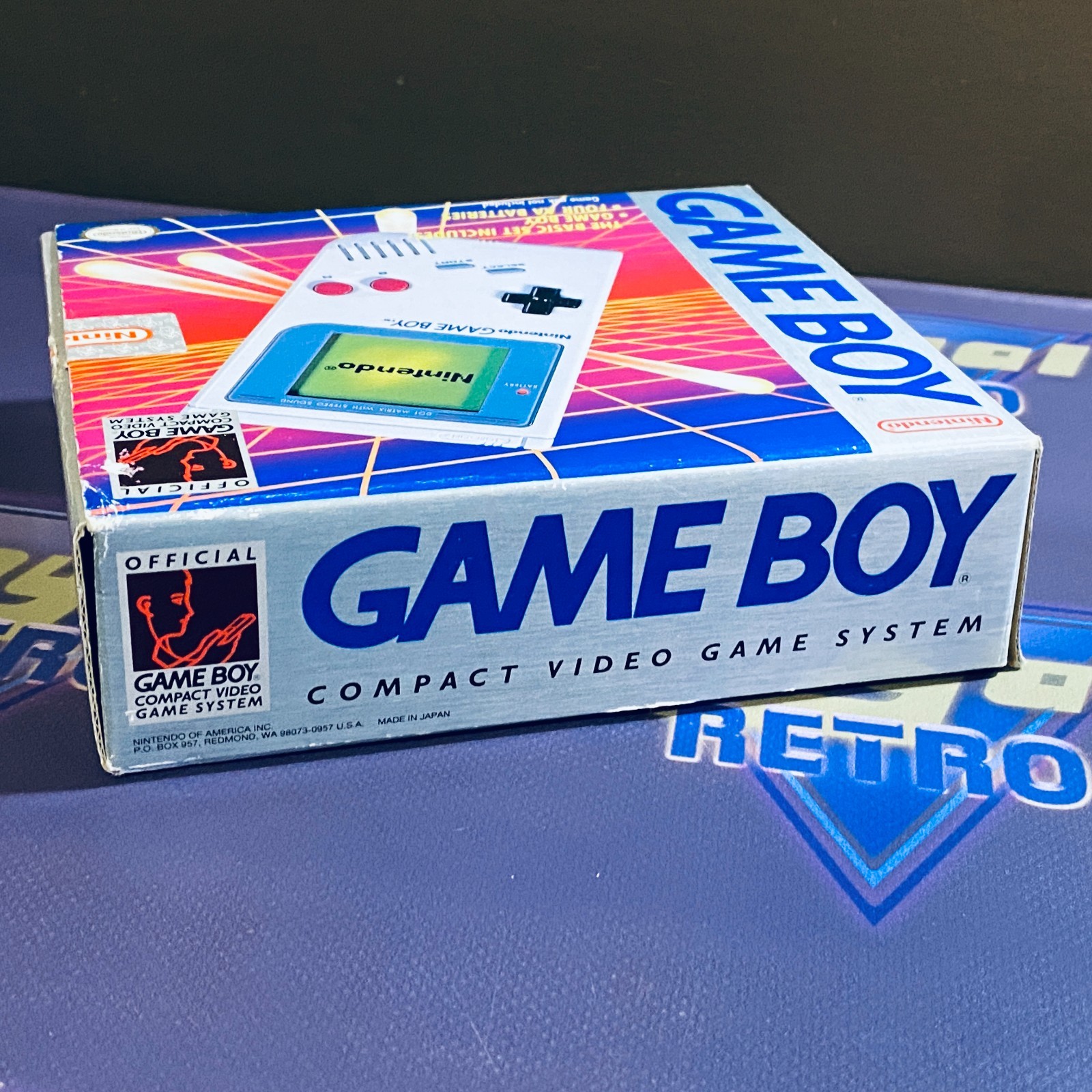 Original Nintendo Game Boy DMG-01 Handheld System Complete in Box CIB