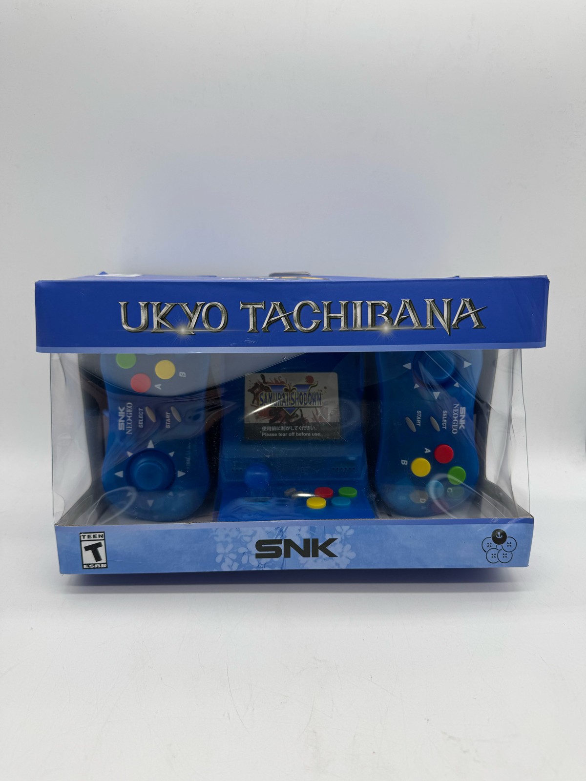SNK NEOGEO Mini Samurai Shodown Bundle Ukyo Tachibana Blue