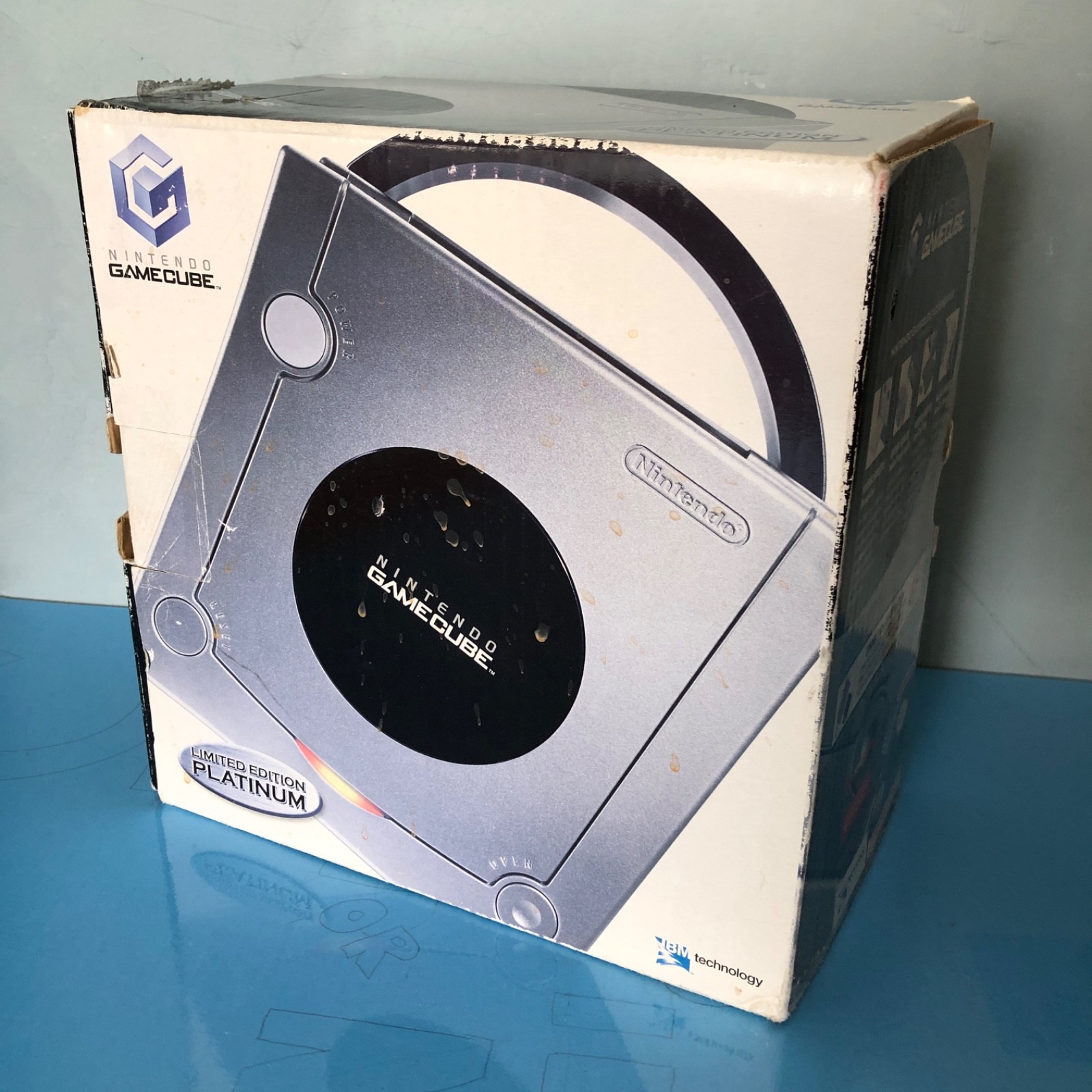 Nintendo Gamecube Console USADOL-001 Platinum Limited Edition in Box (No Manual)