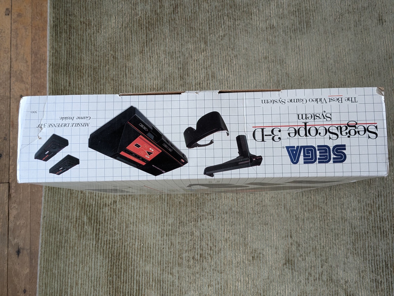 Sega Master System Console Sega Scope 3-D Complete CIB Rare Variant SegaScope
