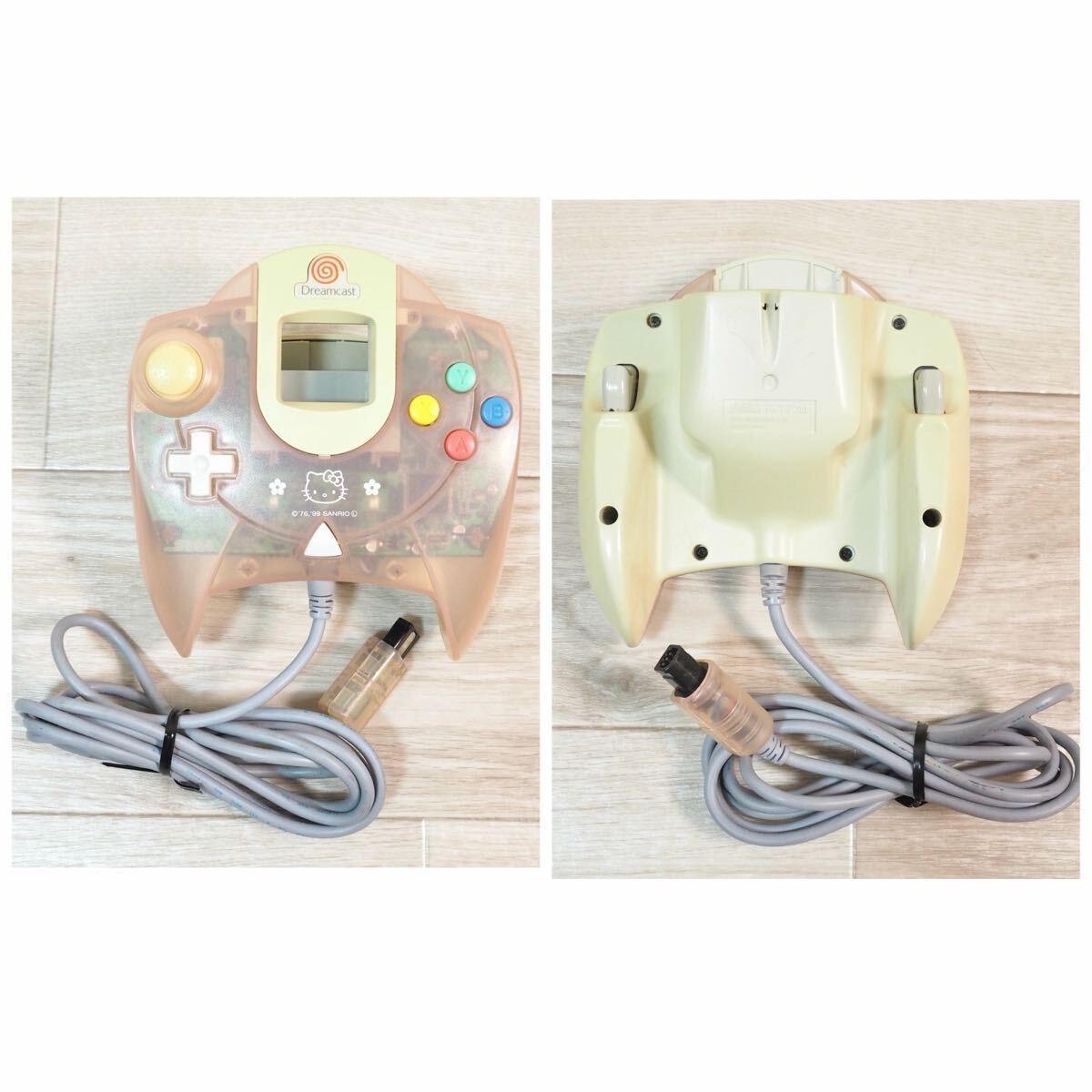 SEGA Dreamcast Hello Kitty Pink Skeleton Console HKT-3000 Tested Working Japan