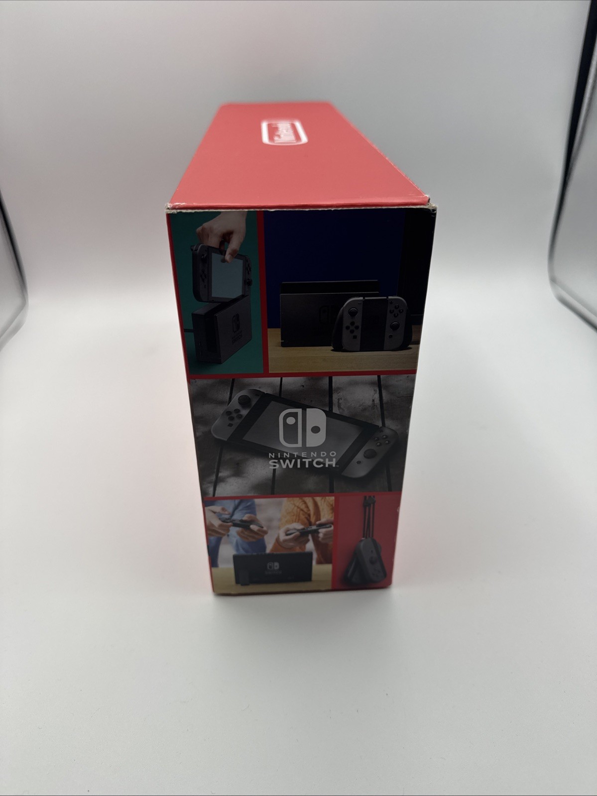 Nintendo Switch Console Box ONLY w/ Inserts & Manual Gray Joy-Con HAC-001 (-01)