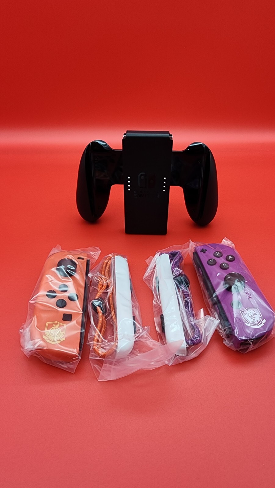 Joy-Cons ONLY OLED Pokemon Scarlet Violet Controller Grip Straps Nintendo Switch