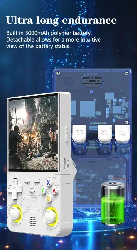 R36 Ultra 2026 Open Source R36S Video Game Console Linux System 4.0 Inch IPS