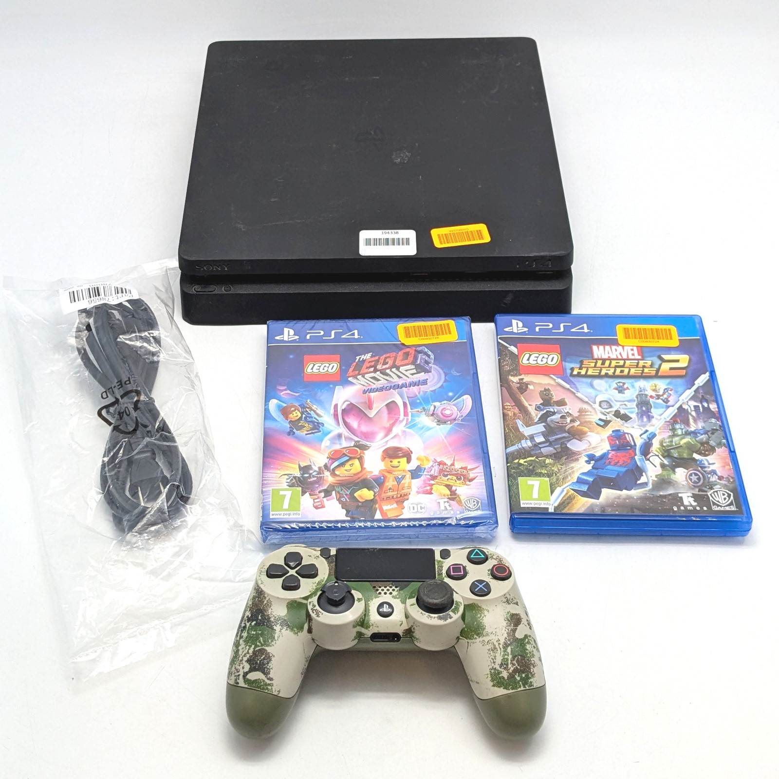 Sony PlayStation 4 Slim Video Game Console 1TB (CUH-2215B) W/ Controller & Games