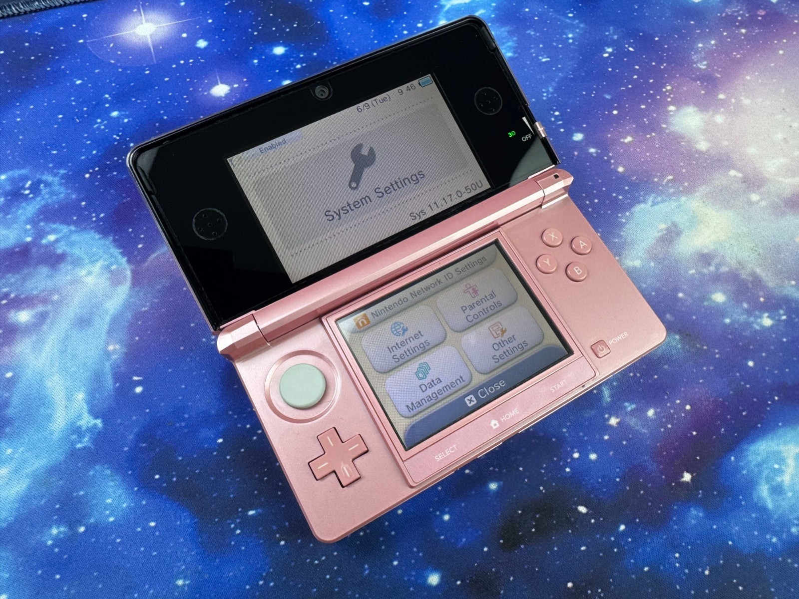 USB INBUILT CAPTURE CARD Light Pink Original Nintendo 3DS Console REGION FREE