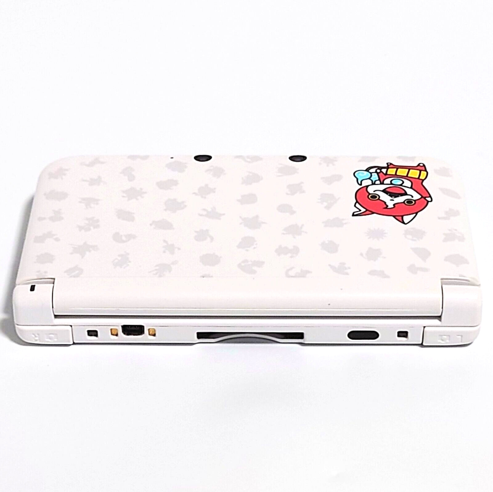 Nintendo 3DS XL LL Console Yo-kai Watch White w/Box Adapter Tested Japan Anime