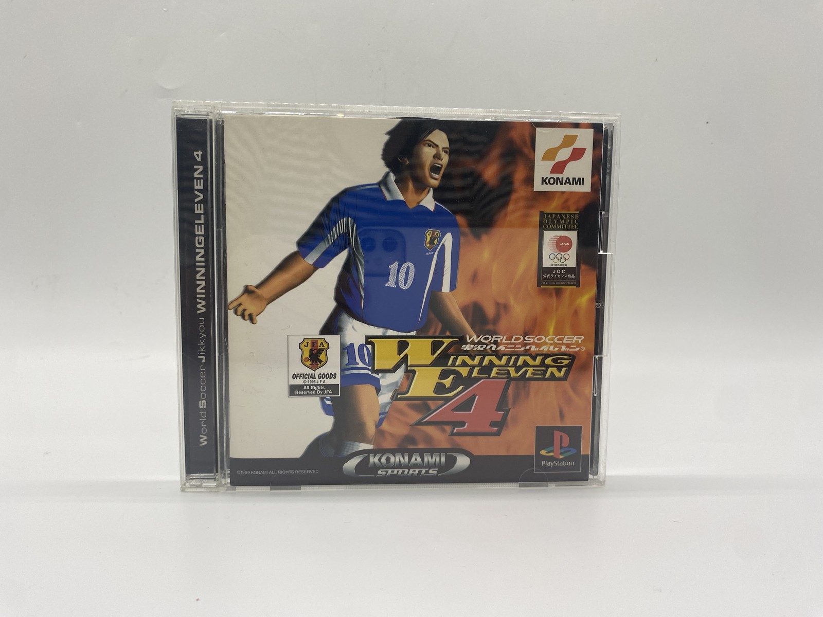 PlayStation 1 PS1 Console w/ WINNING ELEVEN 97 3 series 5 set SCPH-7000 JP Ver.