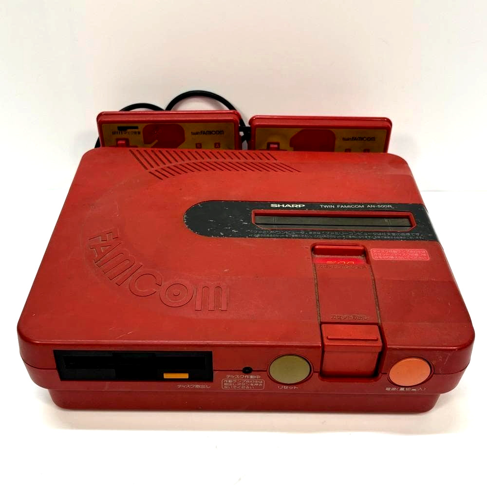 Sharp Twin Famicom Console AN-500R [Tested/Working] – From Japan