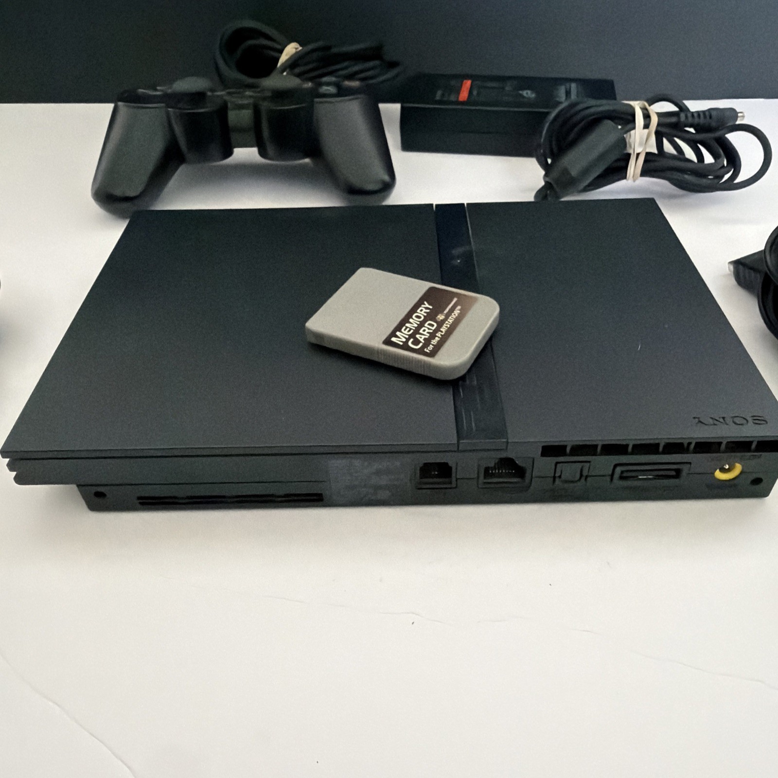 Sony PlayStation 2 PS2 Slim – SCPH-70012 – Console,controller & Cords – Tested
