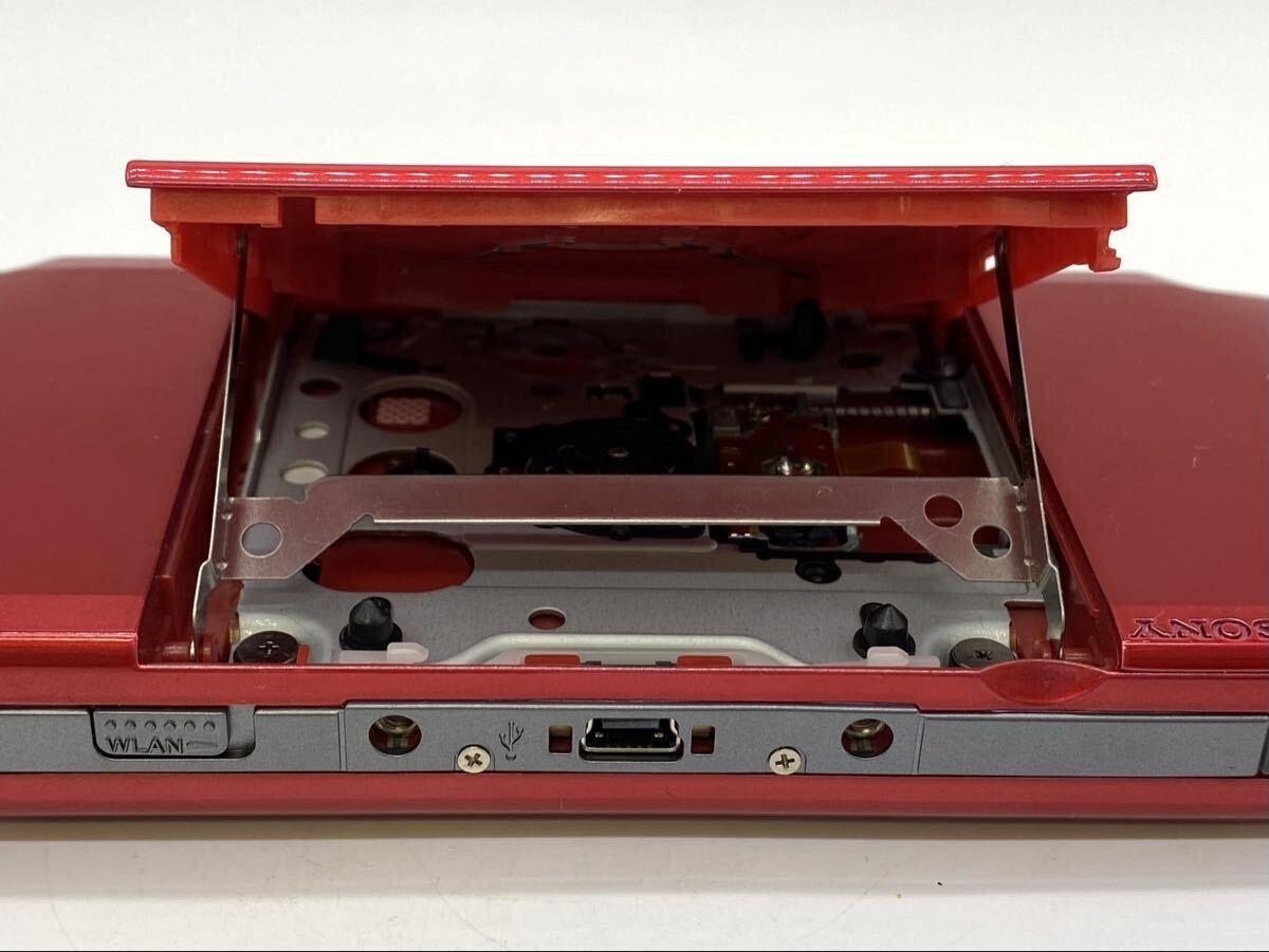 Sony PSP-3000 PSP 3000 Console Radiant Red Working English language w/Charger