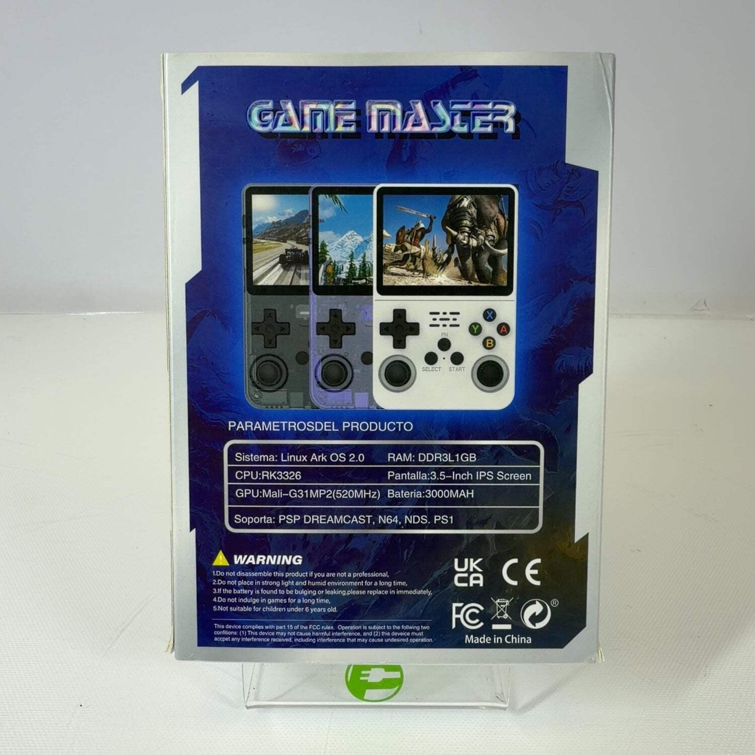 Game Master R36S Purple Handheld Emulator – NO OS/SD CARD
