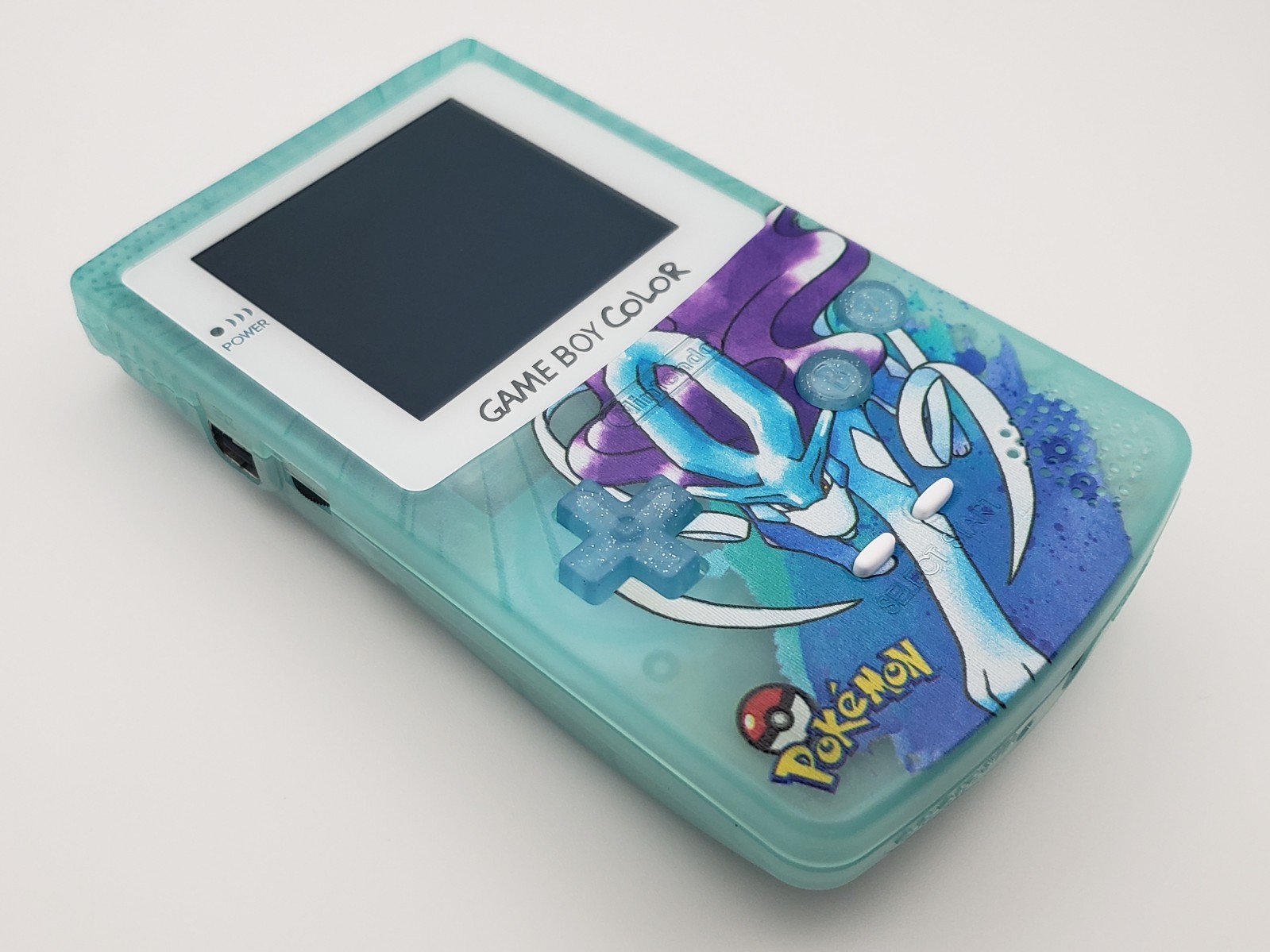 Laminated OLED Screen – Suicune Game Boy Color – New Speaker, Recapped