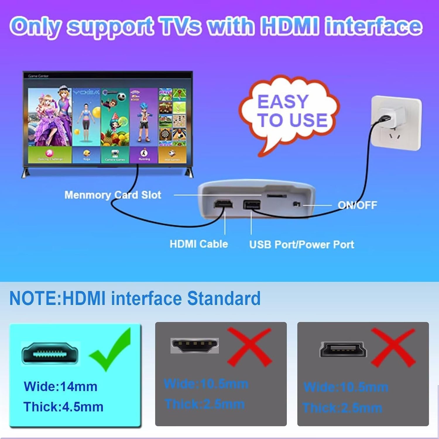 TV Game Console Built in 100+ Gam ES, Video Game Machine with 2.4G Wireless G…