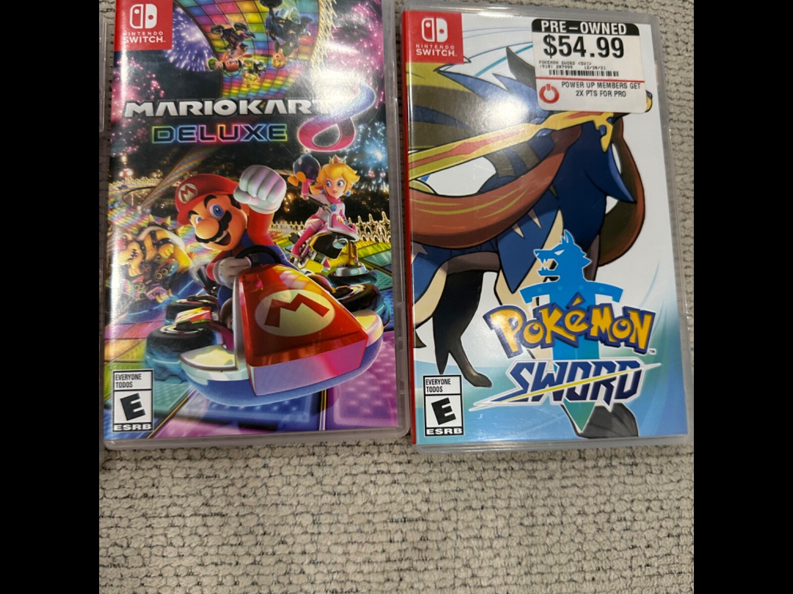 Barley used Nintendo Switch OLED Model-64GB Red/Blue with many games,accessories