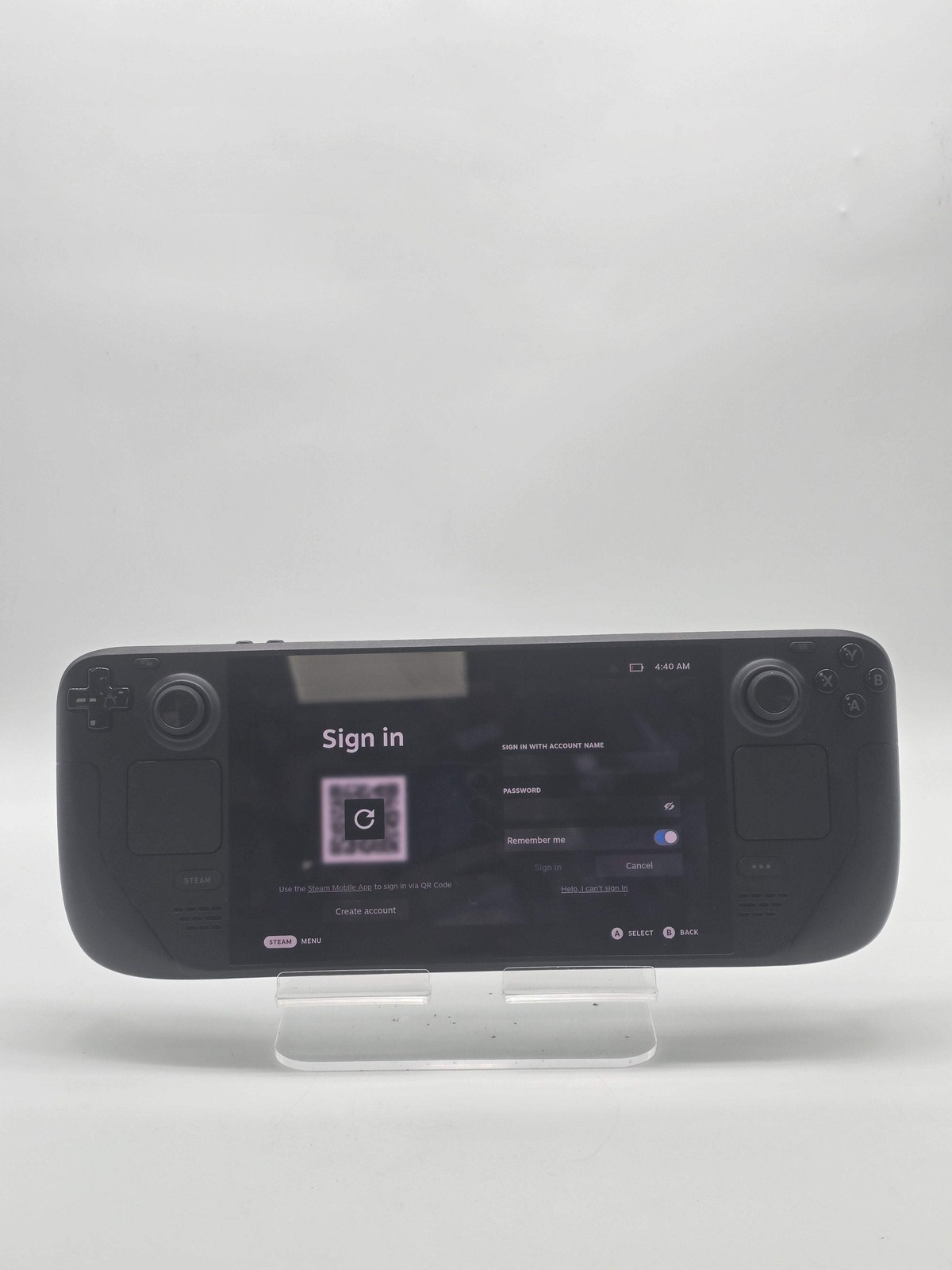Valve Steam Deck OLED 512GB Black Handheld Gaming System with Travel Case – Used