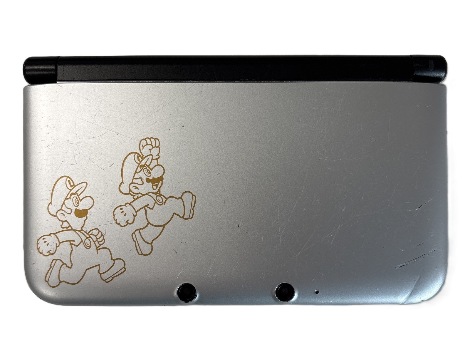 Nintendo 3DS XL Mario & Luigi Dream Team Silver Handheld System Tested Works!