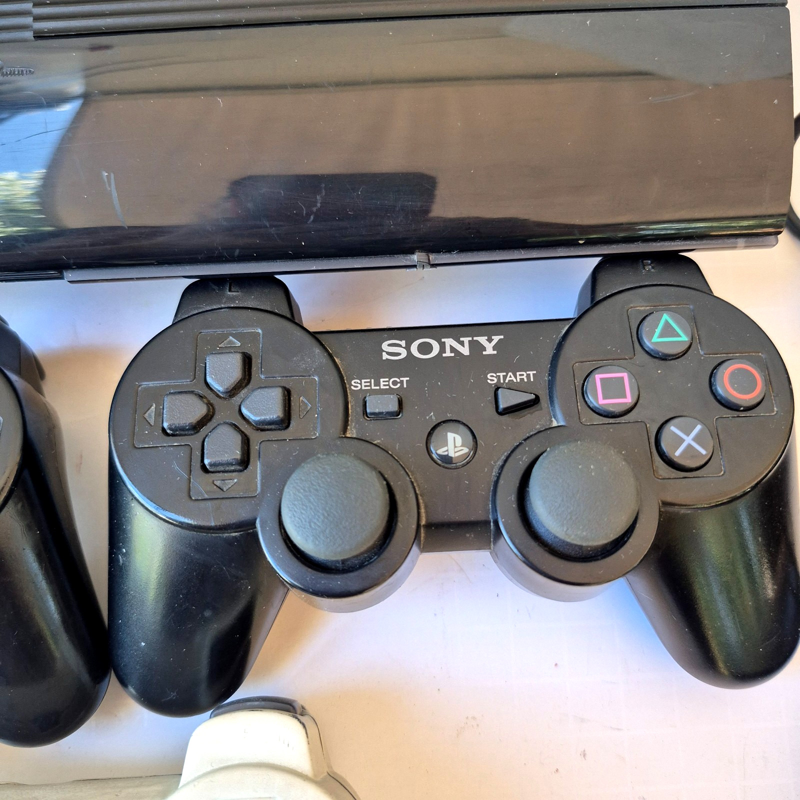 PS3 Console BUNDLE, 3 Controllers, 18 GAMES, Cords, Mic, CECH 4001 B – TESTED