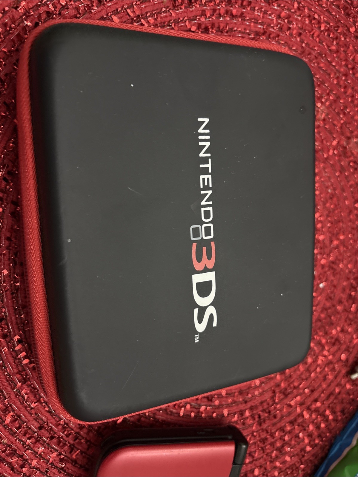 Nintendo 3DS XL Portable Gaming Console – Red and Black