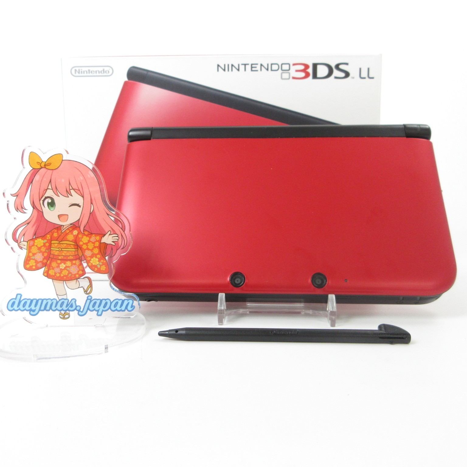【Near Mint】Nintendo 3DS LL XL Red x Black Console Japanese Edition #Arr0511/07