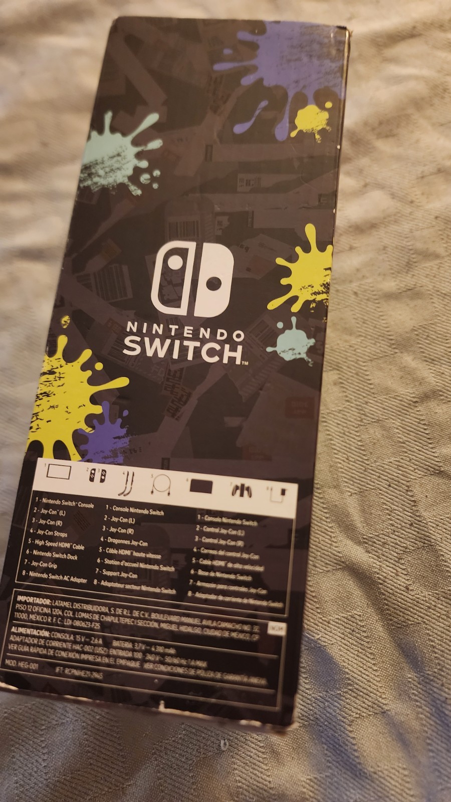Nintendo Switch (OLED 1 Splatoon 3 Edition Video Game Console