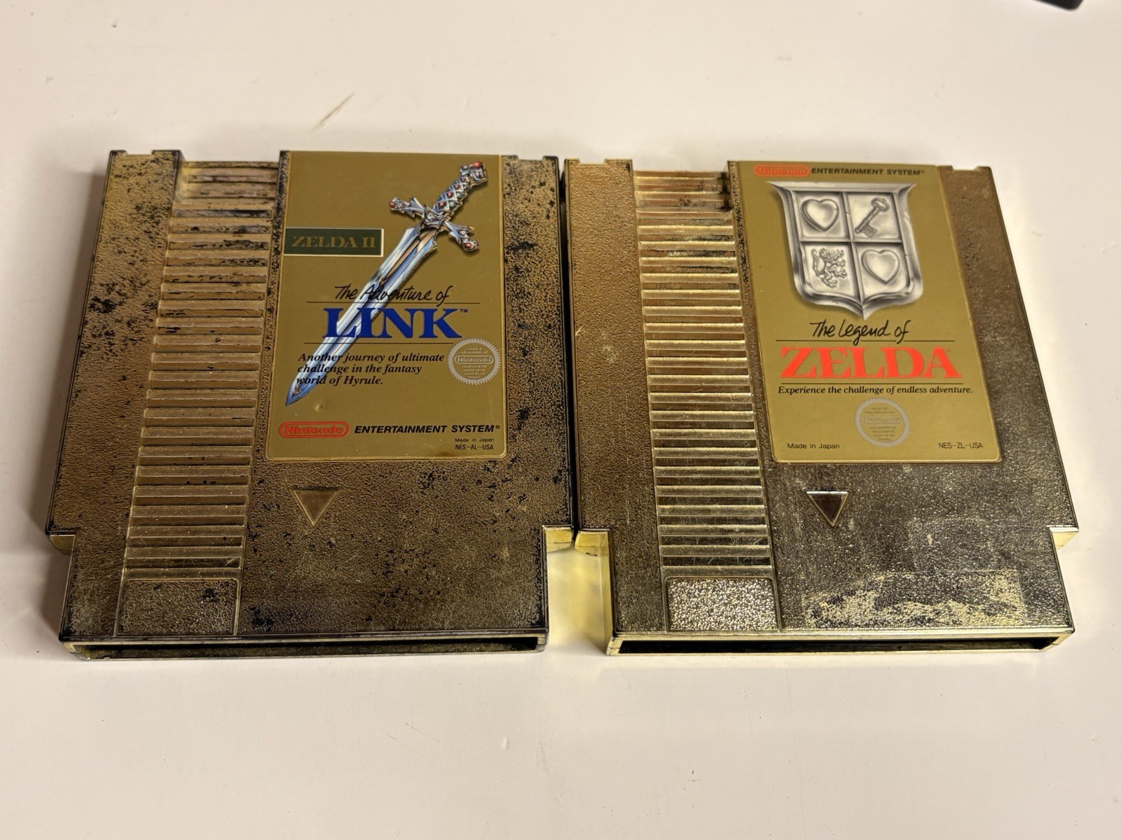 Nintendo NES-001 Gray Video Game Console Tested Working With 5 Games (Zelda)