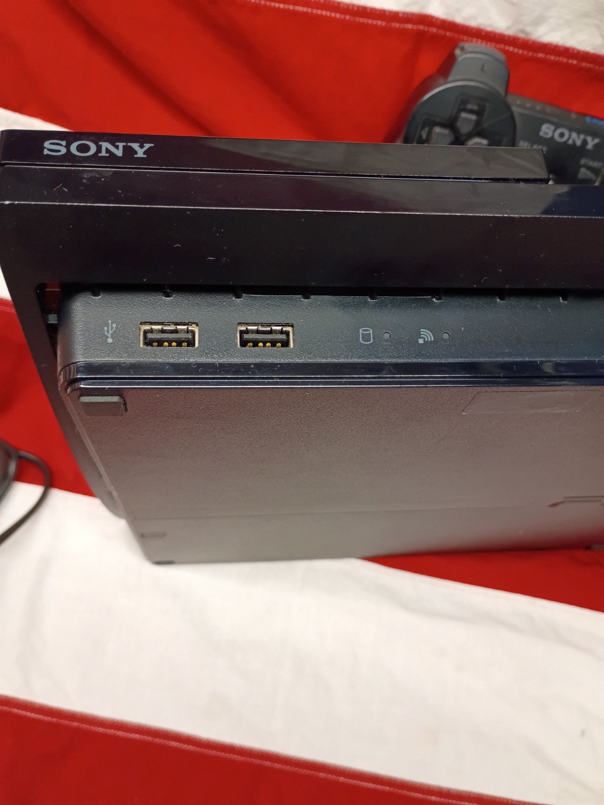 Sony PlayStation 3 Slim Launch Edition Black Console Tested Working
