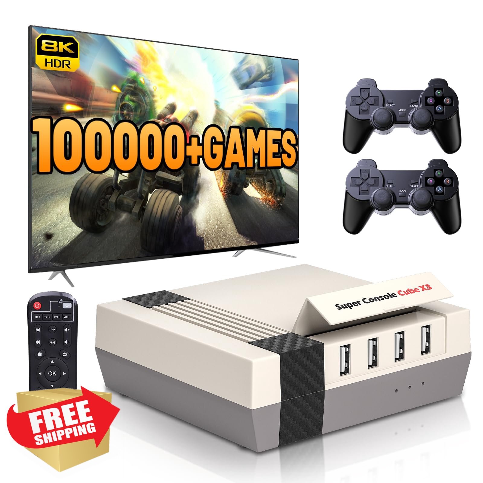 Kinhank Super Console Cube X3 256G Games