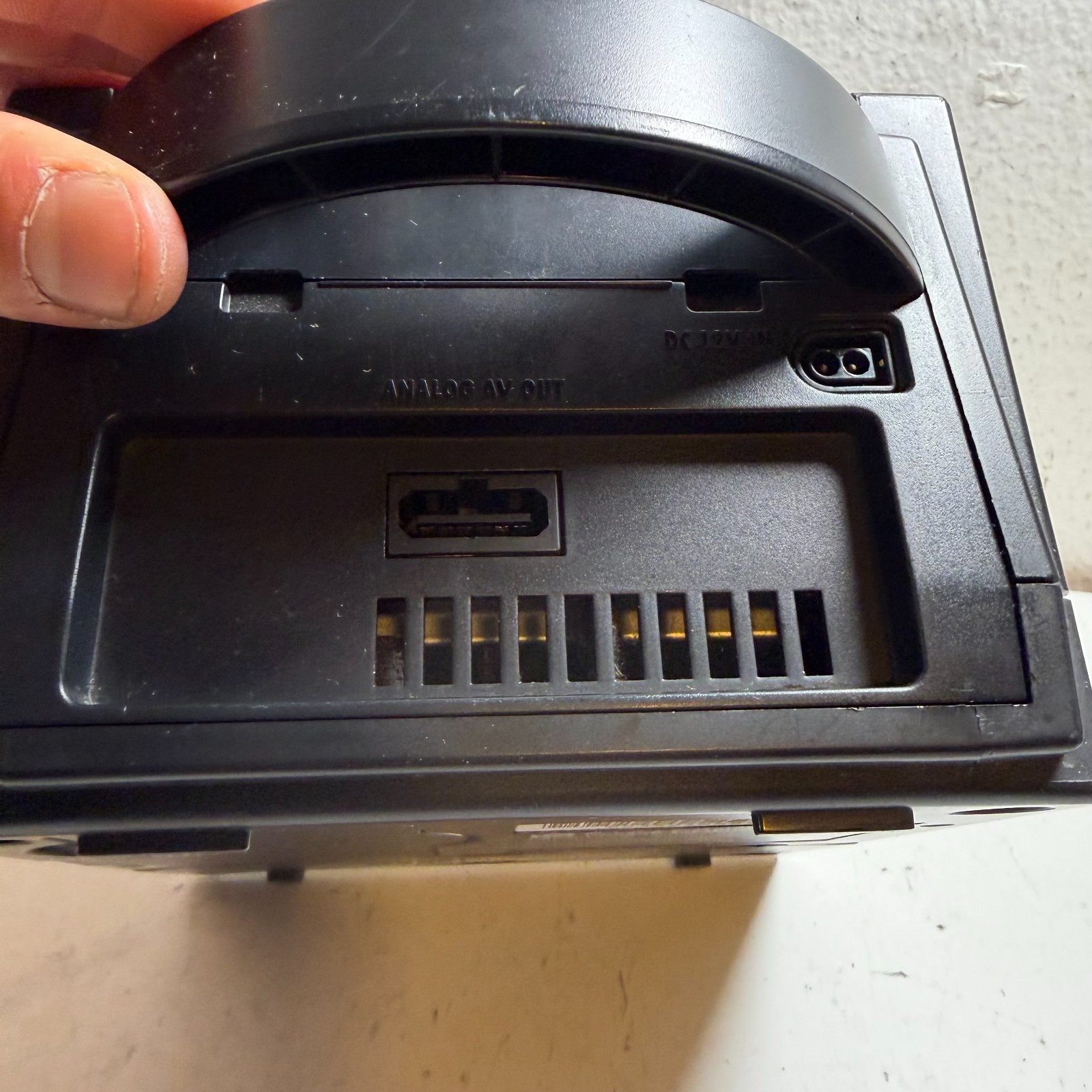Nintendo GameCube DOL-101 Black 480p 128-bit Video Game Console – For Parts