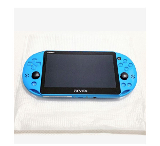 Near Mint SONY PCH-2000 ZA23 PS Vita Aqua Blue Console Wi-Fi model JAPAN F/S