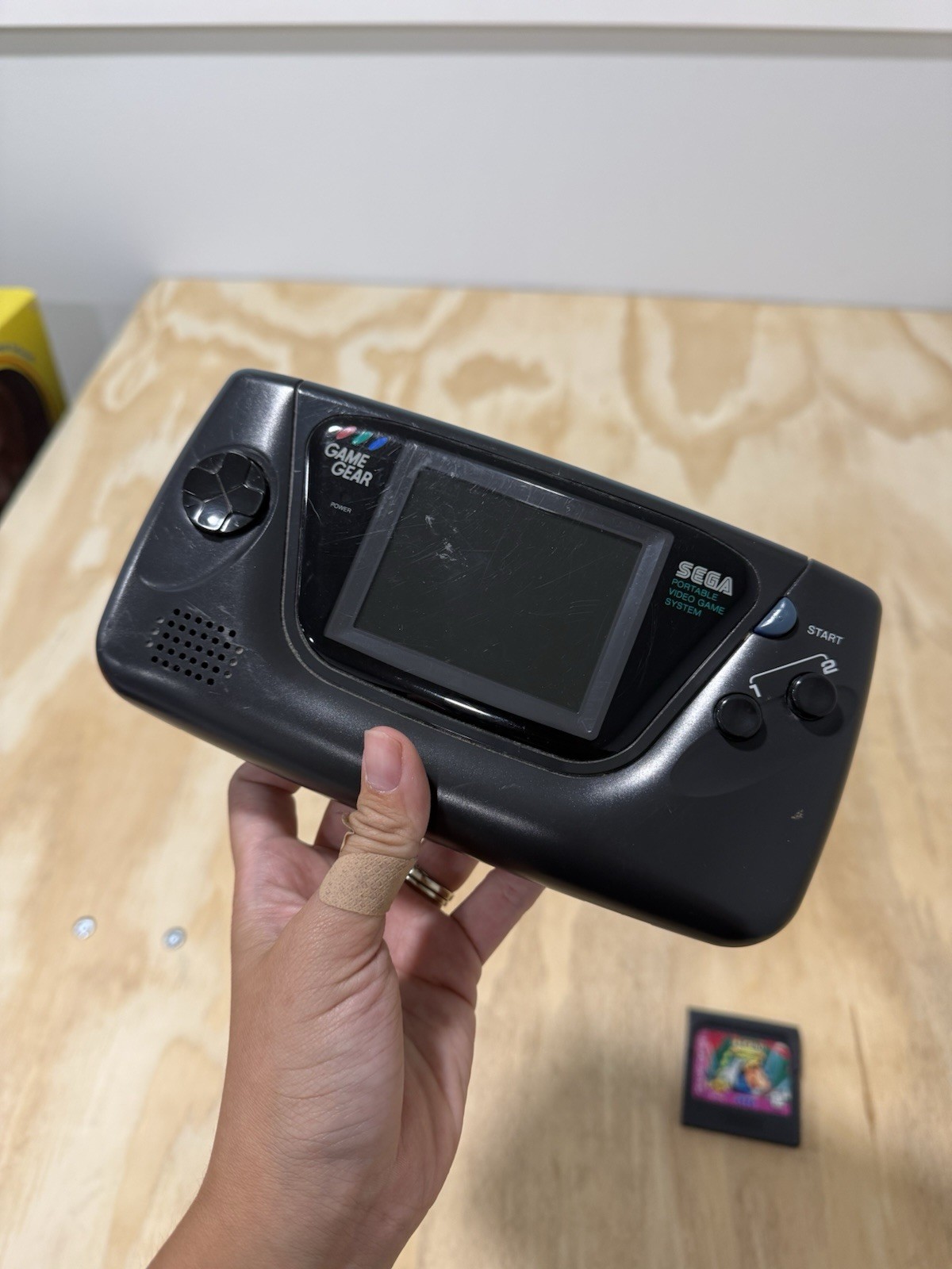 Sega Game Gear Console – Black Screen For Parts/Repair