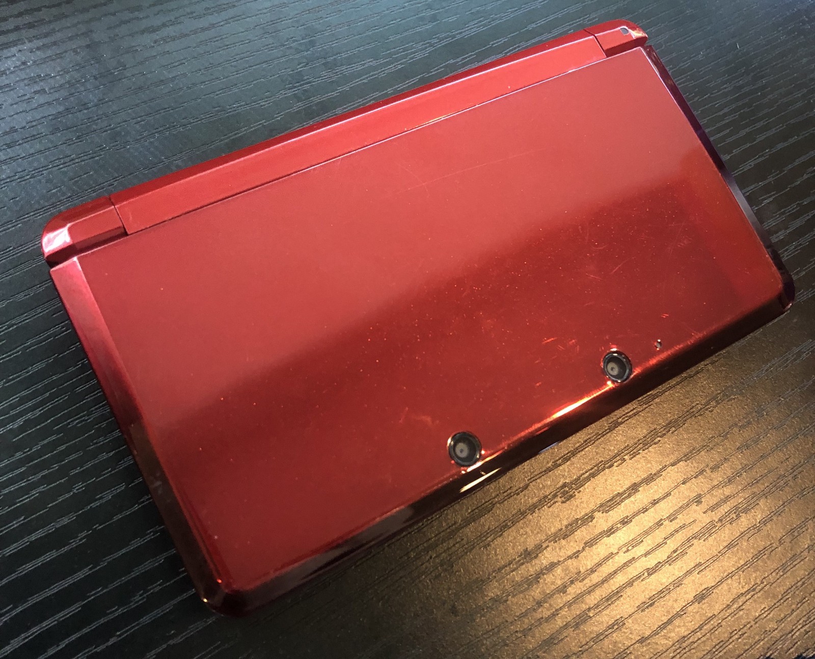Nintendo 3DS Flame Red CTR-001 Handheld Console w/ Charger/Stylus– Fully Tested
