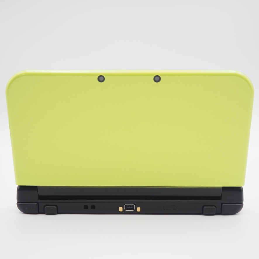 [EXC] New Nintendo 3DS XL LL lime Black Console Stylus Tested Japanese ver