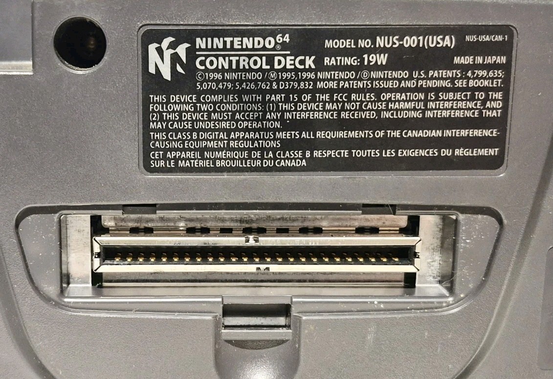 NINTENDO 64 N64 GRAY CONSOLE NUS-001 CONSOLE ONLY ~ NO JUMP PAK~ TESTED WORKING