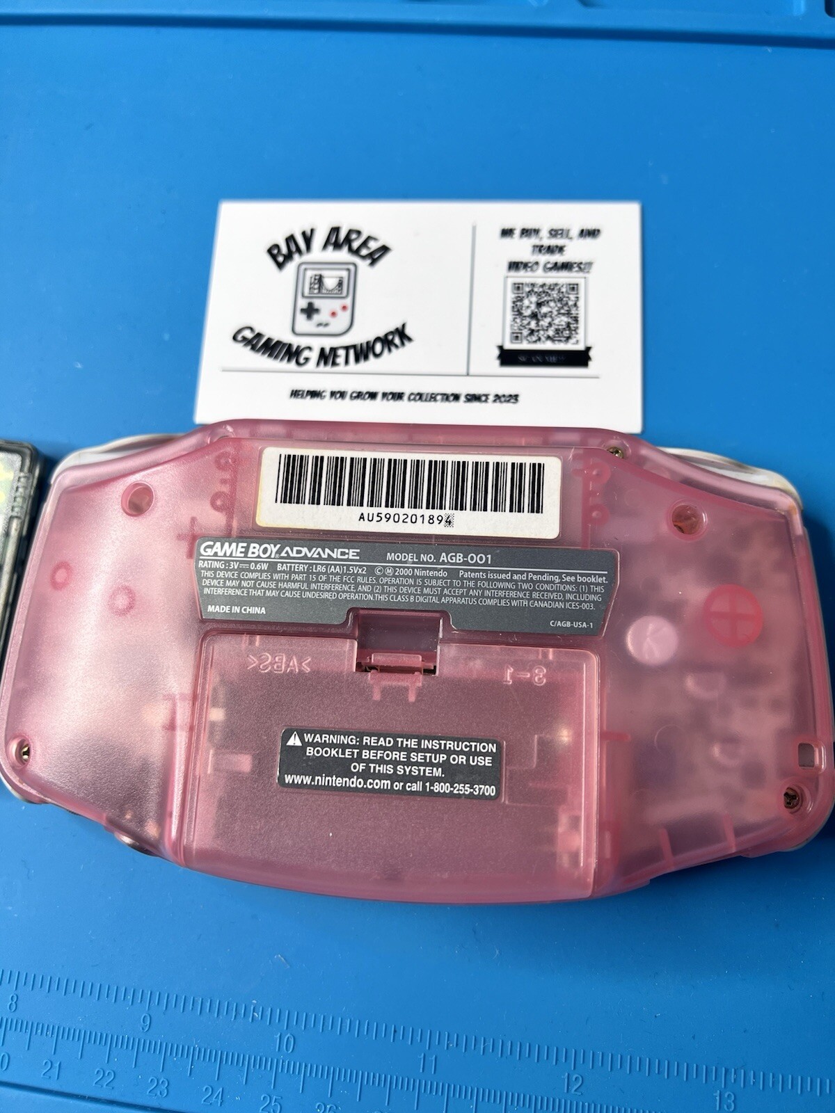 Nintendo Game Boy Advance Handheld System – Fuchsia Pink