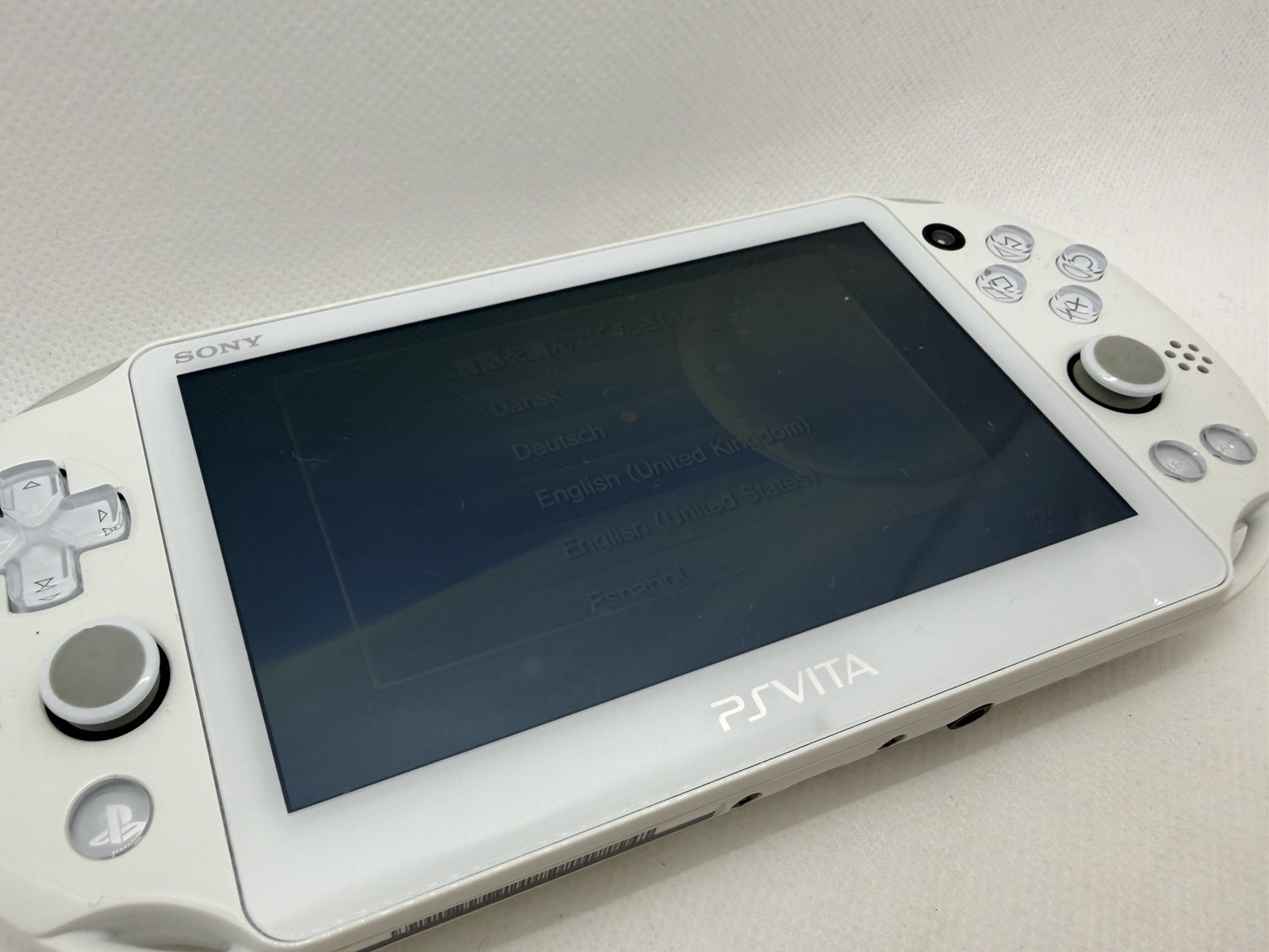 [Exc+++] Sony PS Vita White PCH-2000 ZA12 Slim Console Wi-fi w/Box