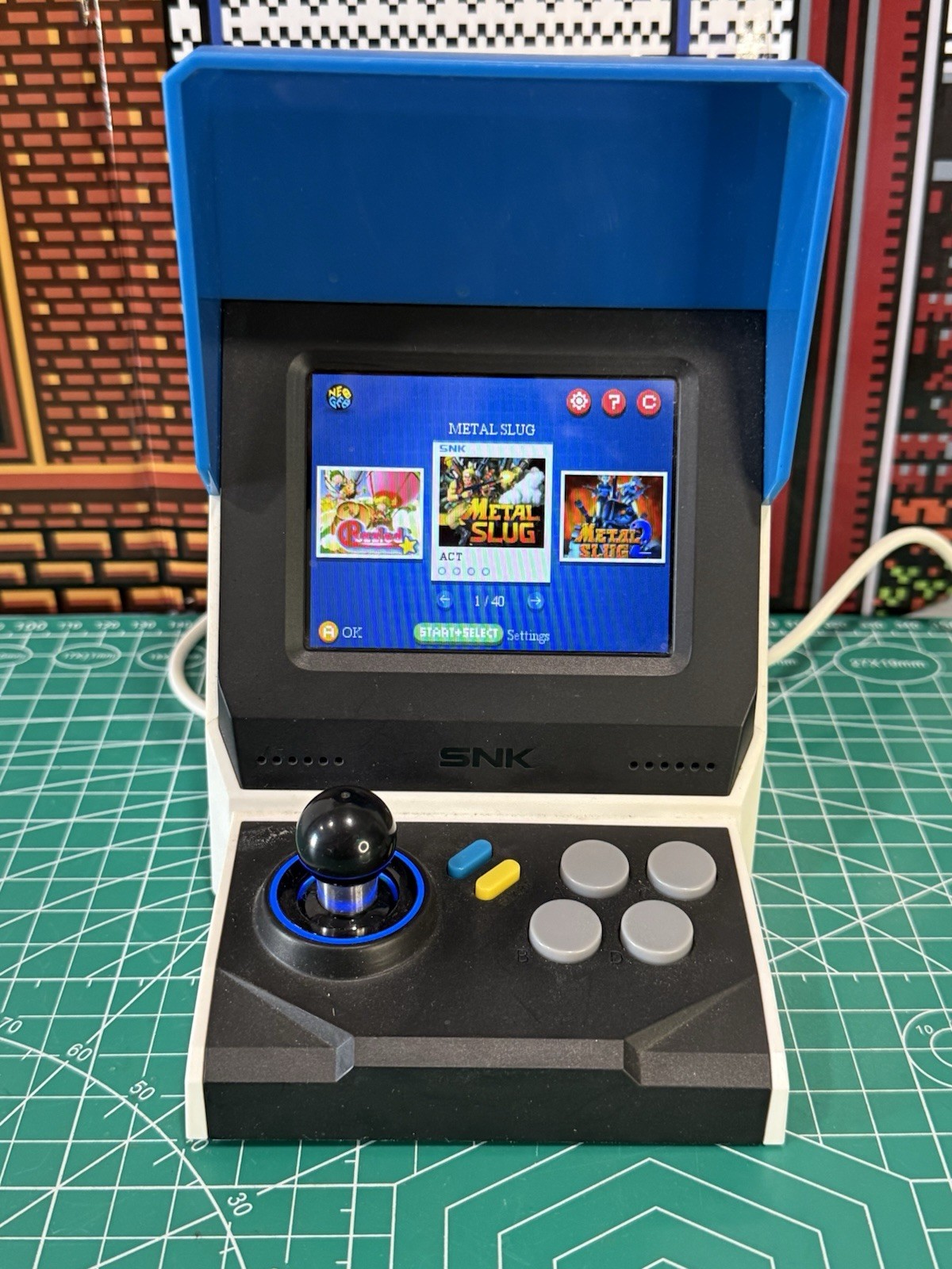 SNK NeoGeo Mini Arcade US Edition 40th Anniversary by Game Monkey