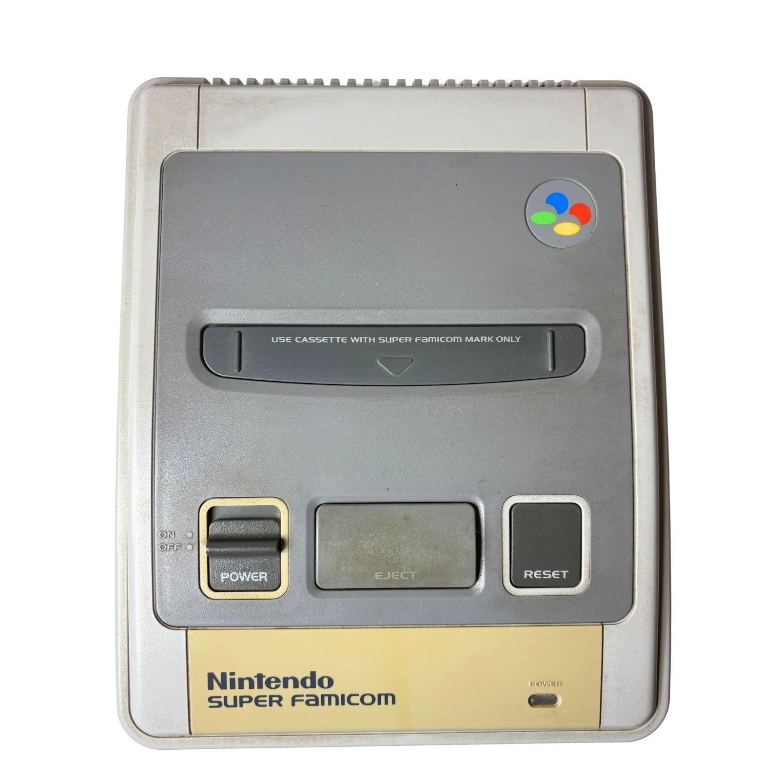 Nintendo Super Famicom Console Set w/2 Controllers + 8 Games Tested SNES
