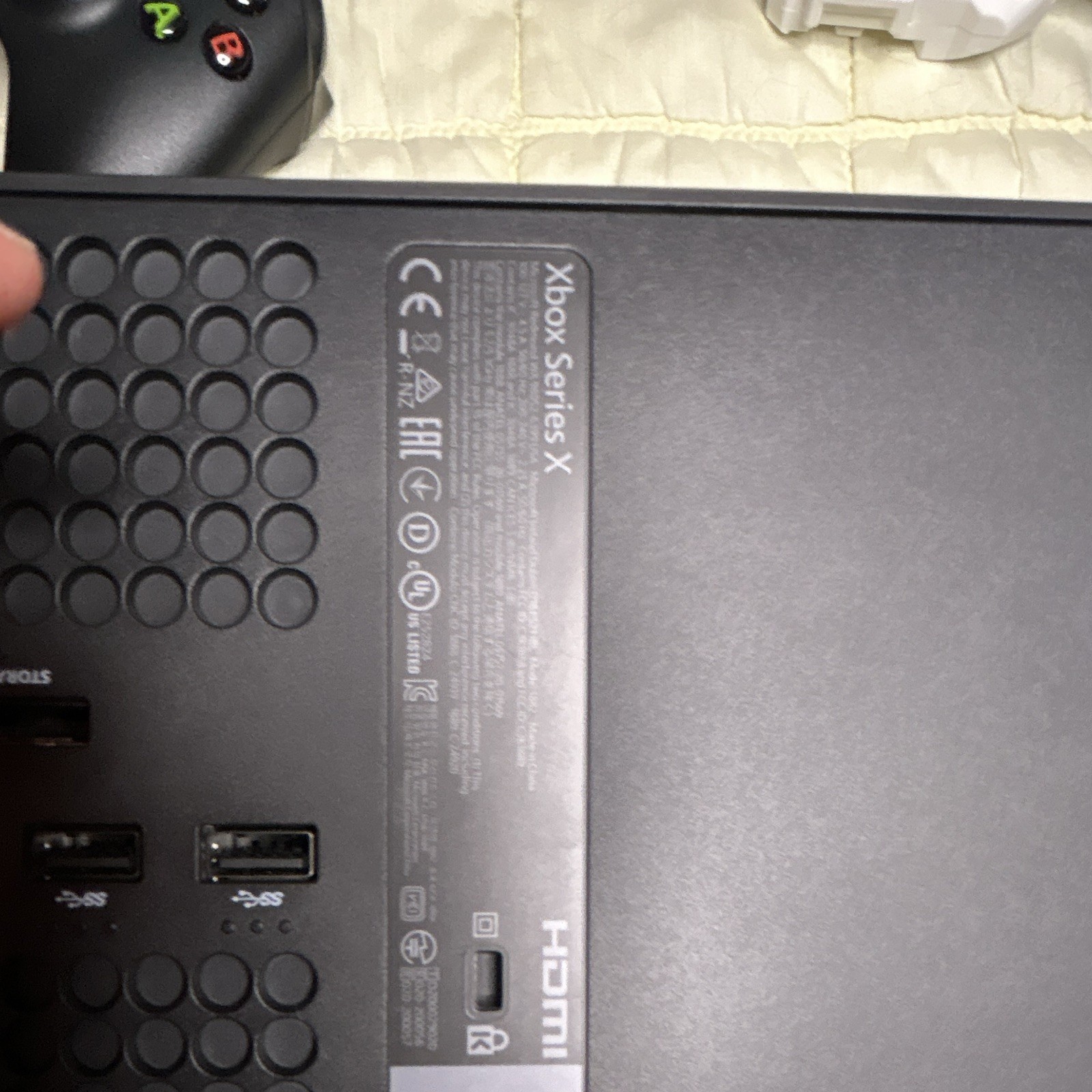 Microsoft Xbox Series X 1TB Black Blu-Ray Console + Controller Power HDMI