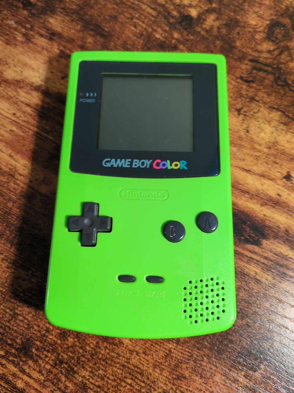 Nintendo Game Boy Color – Lime Green – Working +Carrying Case! (no games)