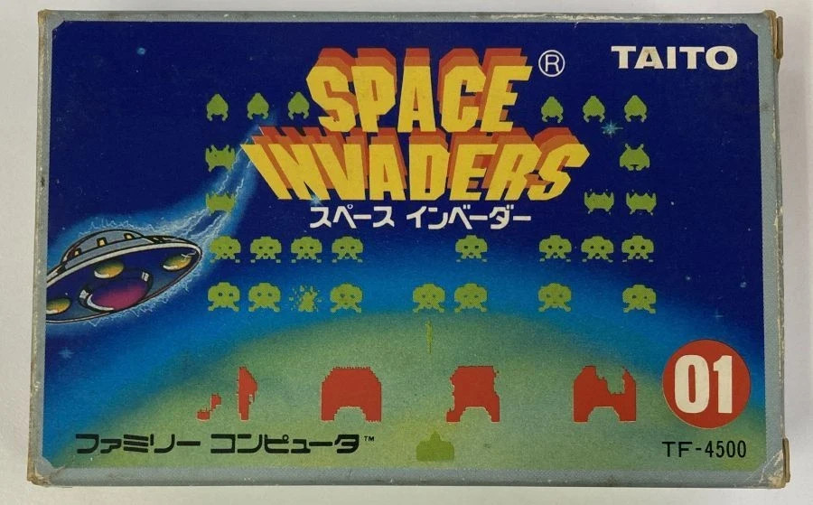 Space Invaders 1985 Taito 01 Japanese Nintendo Famicom boxed FREE SHIPPING WORLD