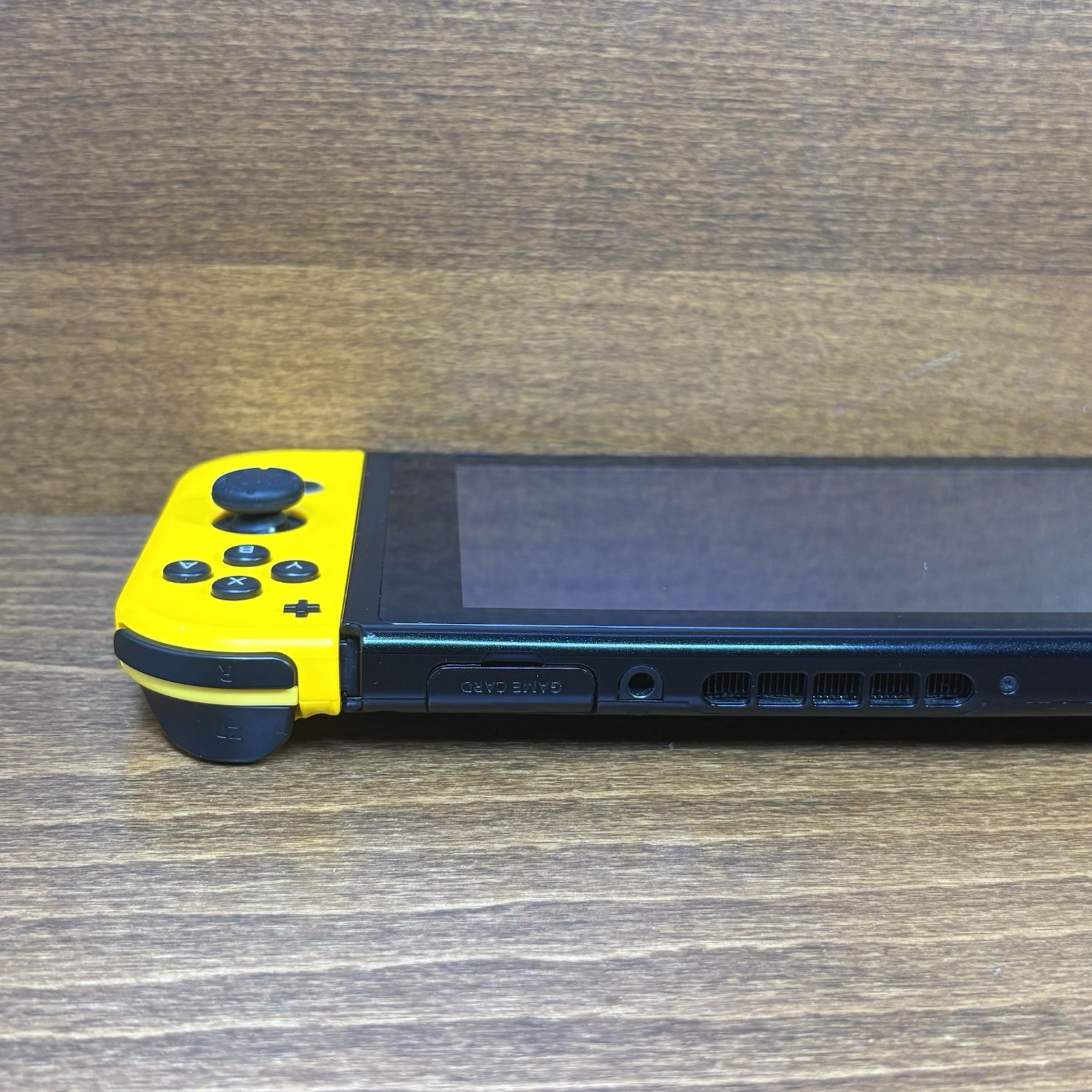 Nintendo Switch with Neon Purple & Neon Orange Joy-Con | Works Perfectly | Case