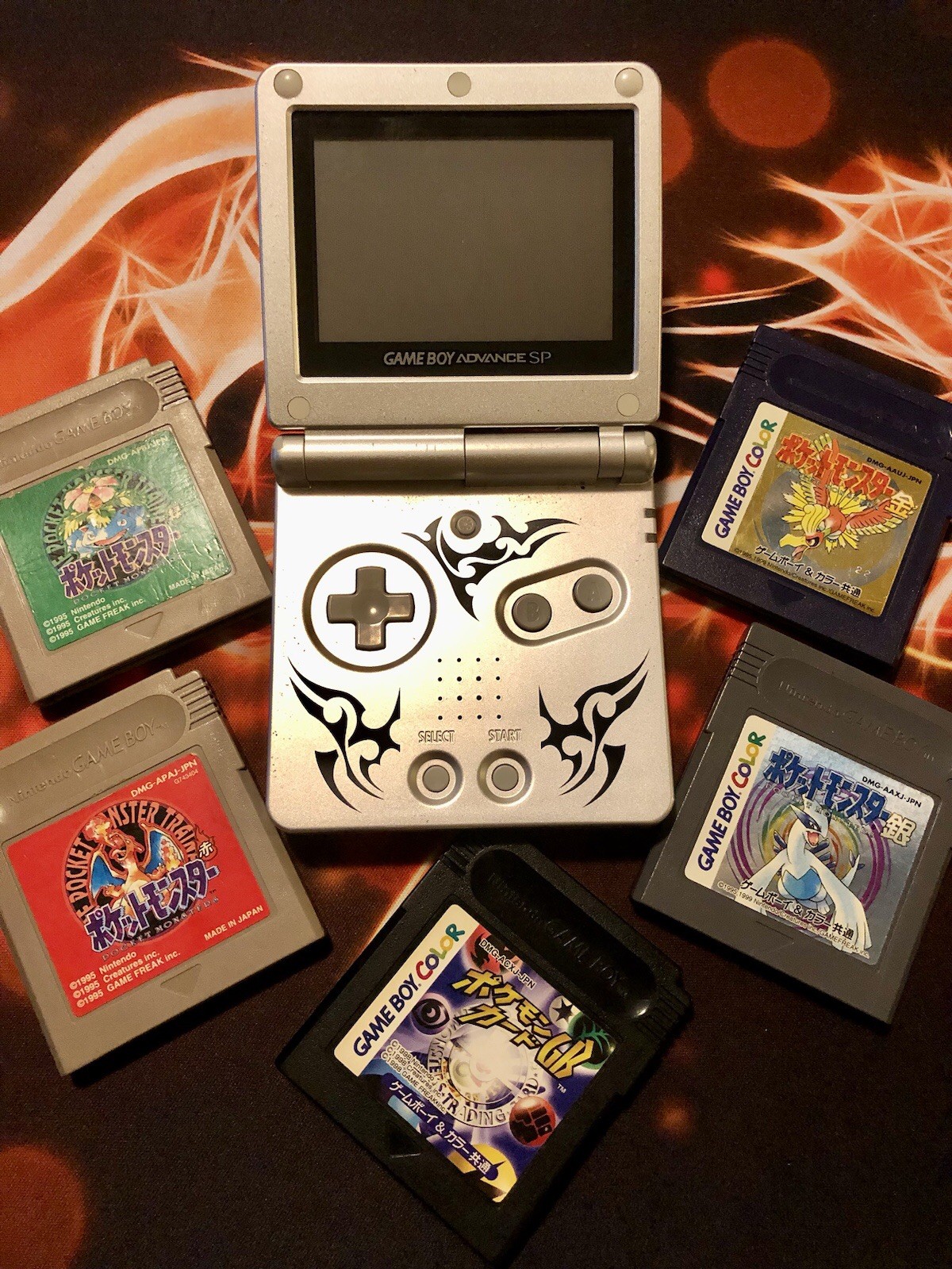 Nintendo Game Boy Advance SP + 5 JAPAN Pokémon Games – GAME MONSTER CANADA -..-
