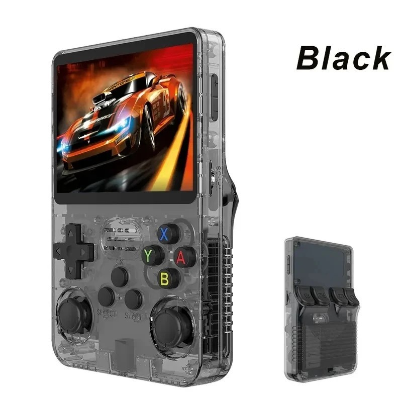 128GB, R36S Retro Handheld Video Game Console 20000 Games 3.5 Inch IPS Scree
