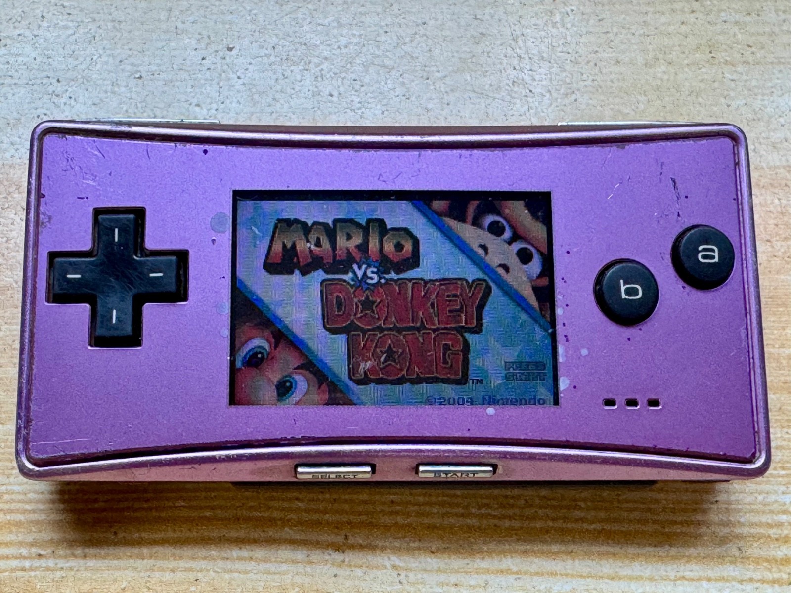 Nintendo Gameboy Micro OXY-001 Pearl Lavender Purple Handheld System Console