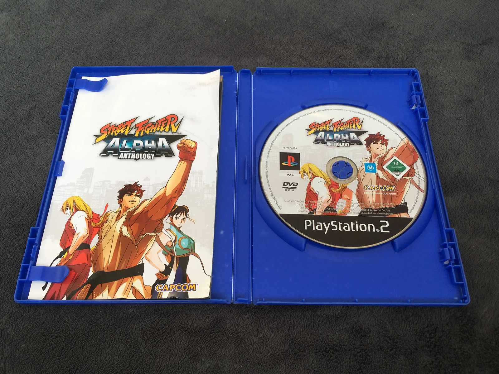 PS2 Street Fighter Alpha Anthology FAH Excellent Condition