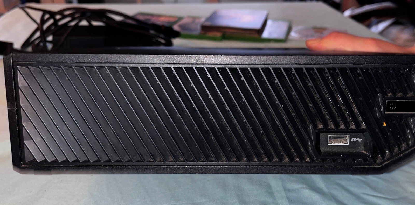 Microsoft Xbox One 1TB Console – Black -Used- Fair Condition – with games