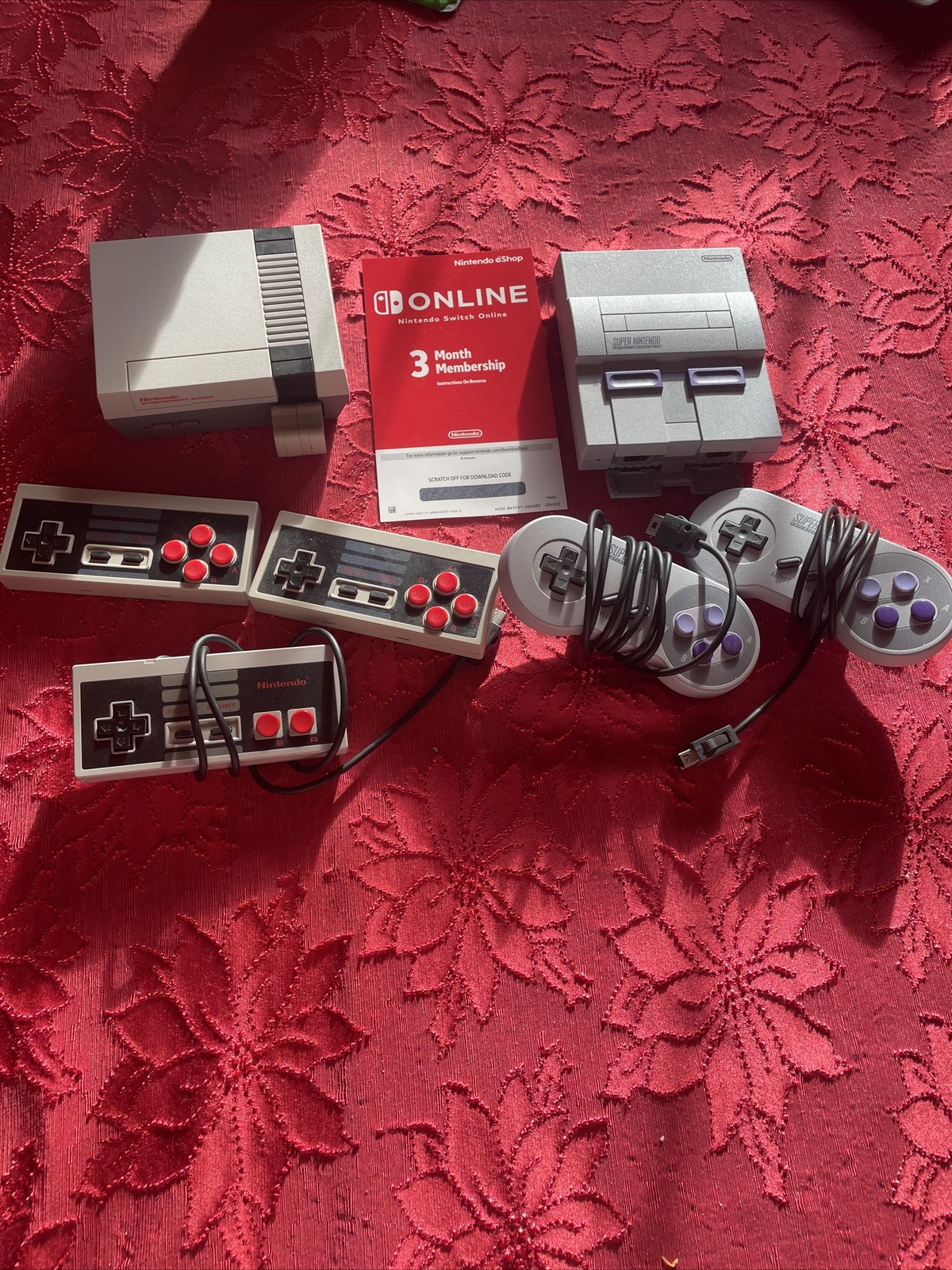 snes & NES Classic Two NES Wireless Controllers With Nintendo Online Membership