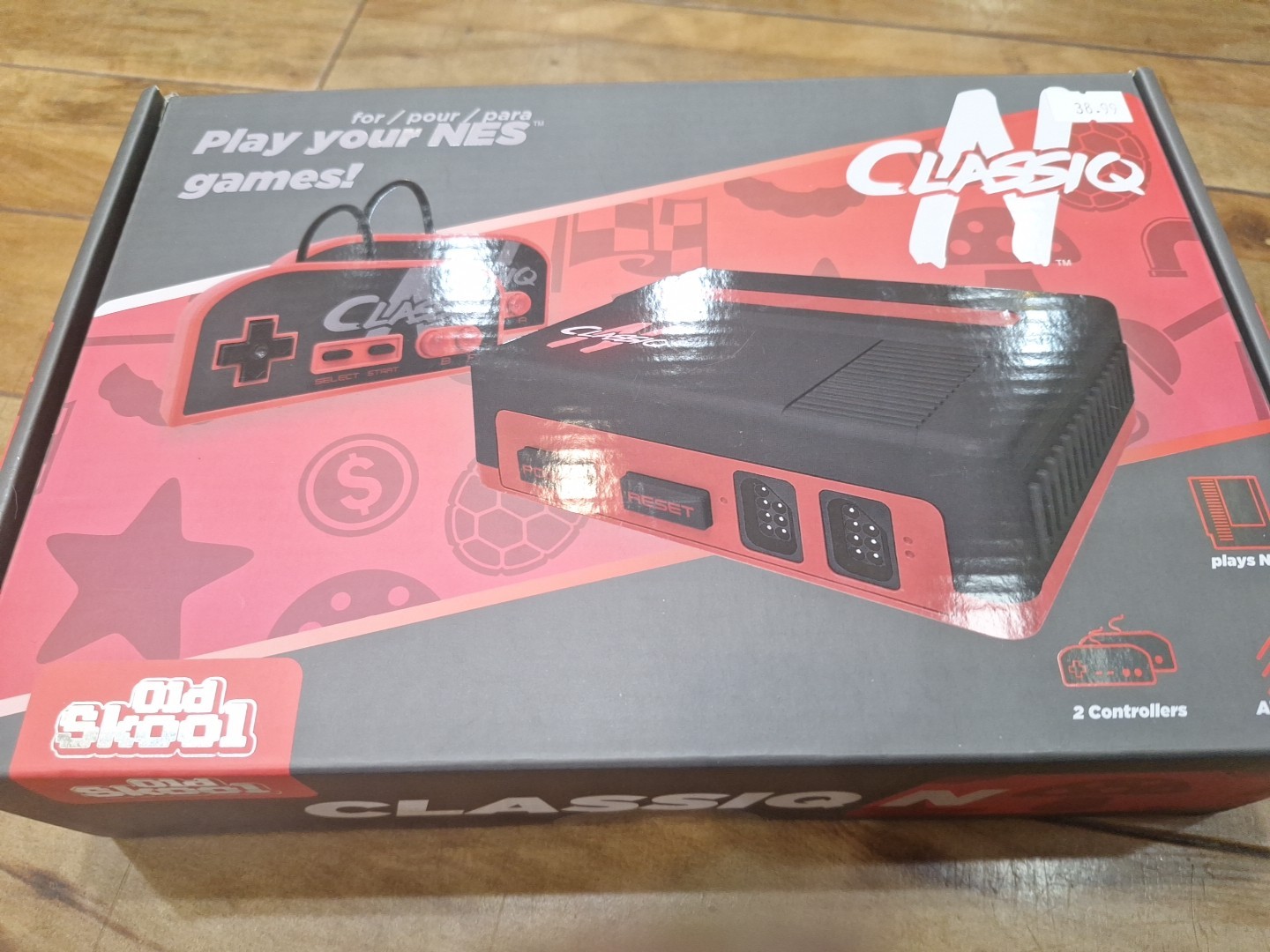 Old Skool Classiq N Video Game System for NES – Red/Black